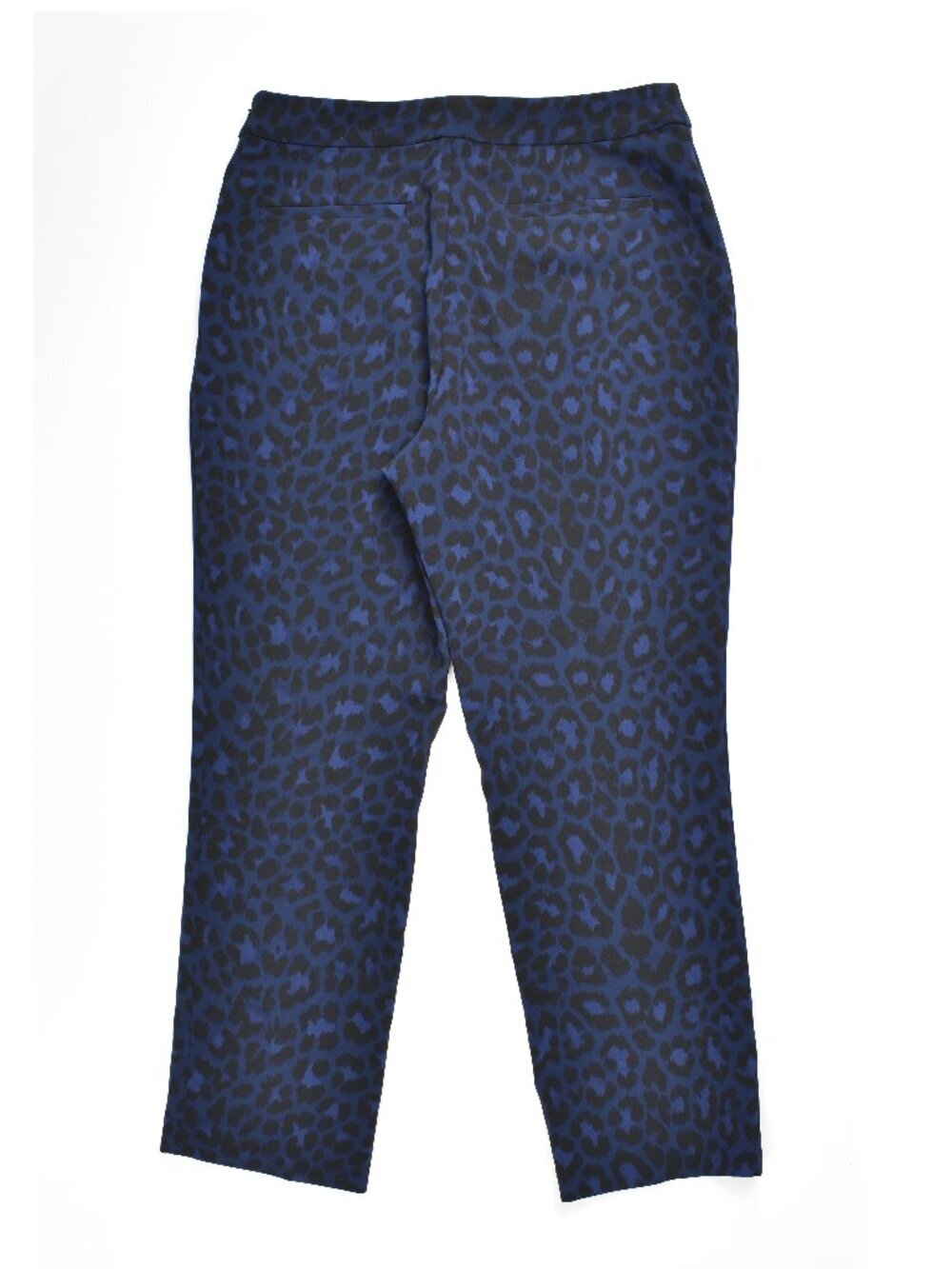 Kate Spade Wild Ones Blue Leopard Pants - 8 - Picture 2 of 6